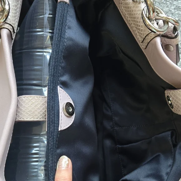 Coach Light Purple Leather Shoulder Bag - Picture 5 of 16